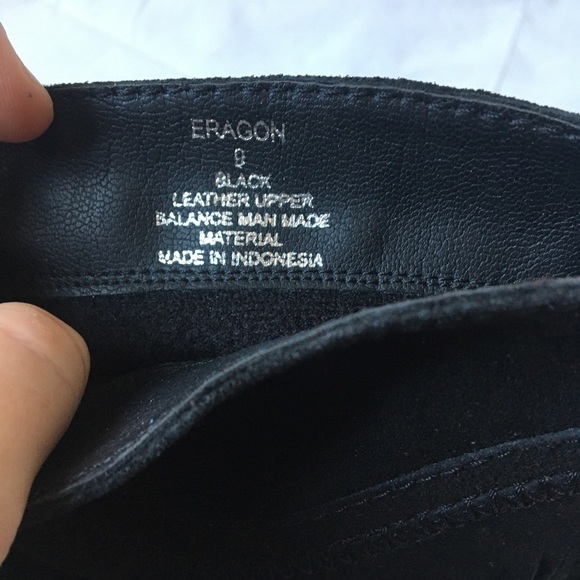 STEVEN Eragon Black Suede Wedge Fringe Boots Size 9 NWT - Picture 12 of 14